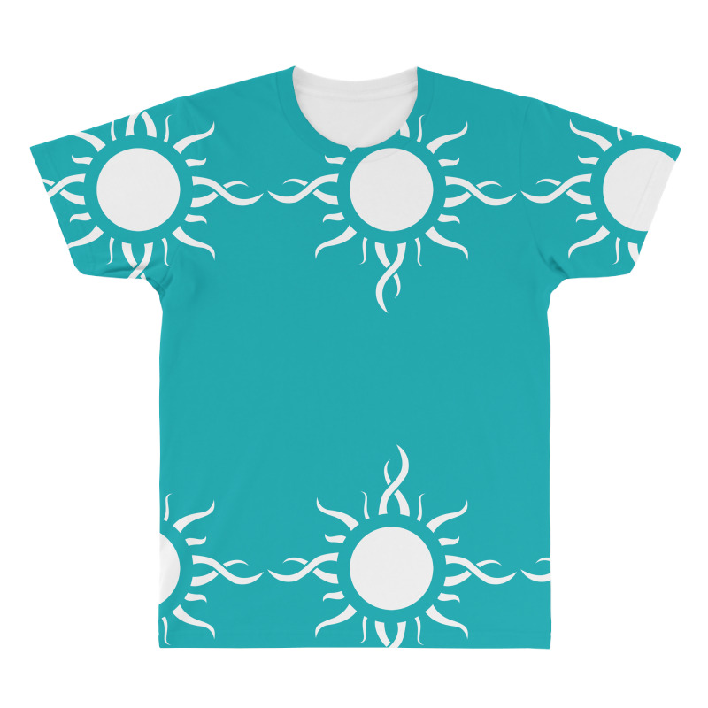 Custom Tribal Sun Tattoo All Over Men's T-shirt By Mdk Art - Artistshot