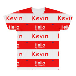 hello my name is kevin tag All Over Men's T-shirt | Artistshot