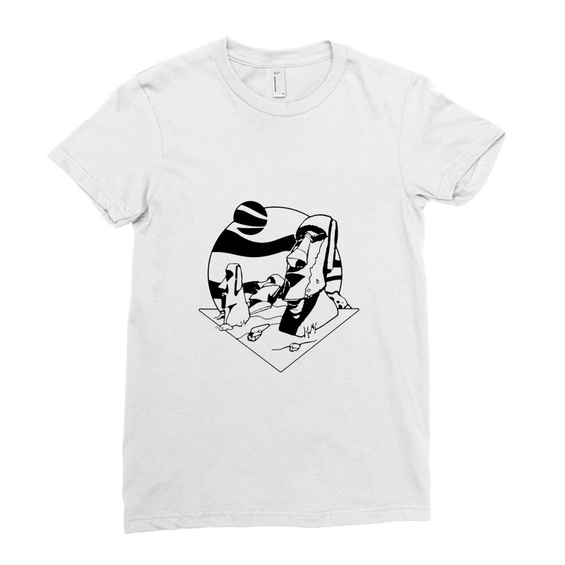 Rapa Nui Ladies Fitted T-shirt | Artistshot