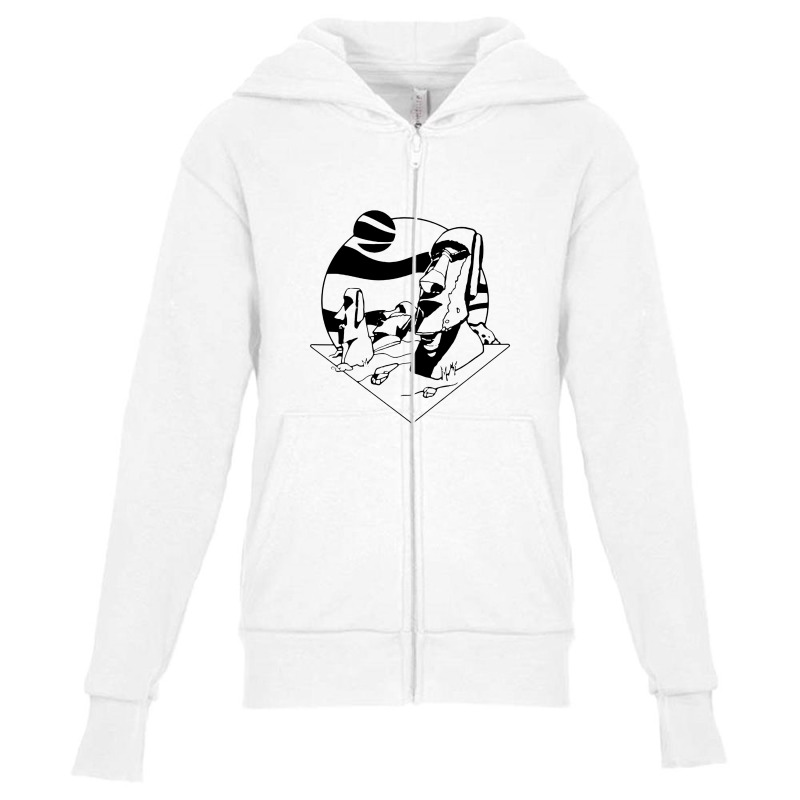 Rapa Nui Youth Zipper Hoodie | Artistshot