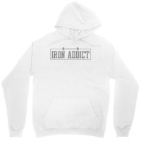 Iron Addict Gym Fitness Lifting Bodybuilder Workout Tank Top Unisex Hoodie | Artistshot