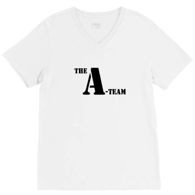 The A Team Stencil Tshirt V-neck Tee Designed By Mdk Art