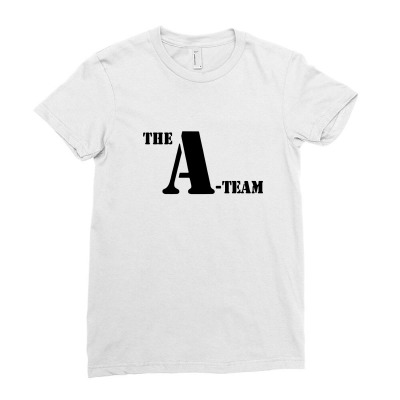The A Team Stencil Tshirt Ladies Fitted T-shirt Designed By Mdk Art