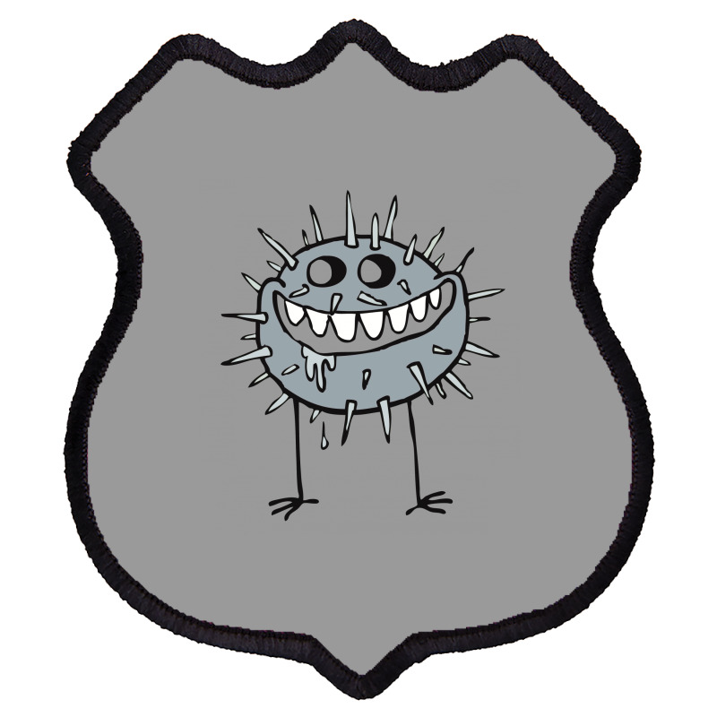 Cute, Cartoon, Absurd, Germ, Bacteria, Creature 01 2 Shield Patch | Artistshot