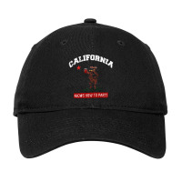 California Republic Knows How To Party Adjustable Cap | Artistshot