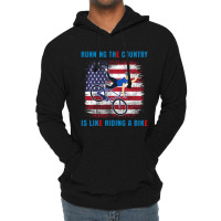 Biden Running The Country Is Like Riding A Bike Lightweight Hoodie | Artistshot