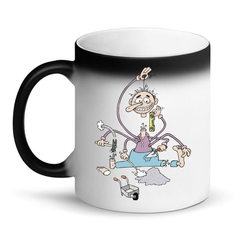 Man Is Building Himself Magic Mug | Artistshot