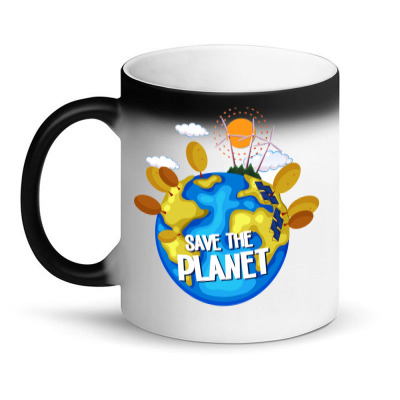 Message Save The Planet Conservation Incentive Message Magic Mug Designed By Arnaldo Da Silva Tagarro