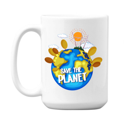 Message Save The Planet Conservation Incentive Message 15 Oz Coffee Mug Designed By Arnaldo Da Silva Tagarro