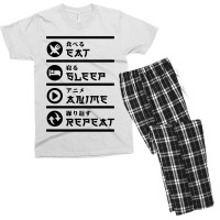 Eat Japan Tee Funny Black Sleep Men's T-shirt Pajama Set | Artistshot