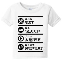 Eat Japan Tee Funny Black Sleep Baby Tee | Artistshot