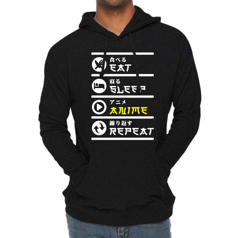 Eat Japan Tee Funny Black Sleep Lightweight Hoodie | Artistshot