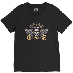 Motorcycle Incentive Military Pilot Motorcycle T-shirt V-Neck Tee | Artistshot