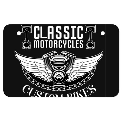 Motorcycle Classic Motorcycle Racing Atv License Plate Designed By Arnaldo Da Silva Tagarro
