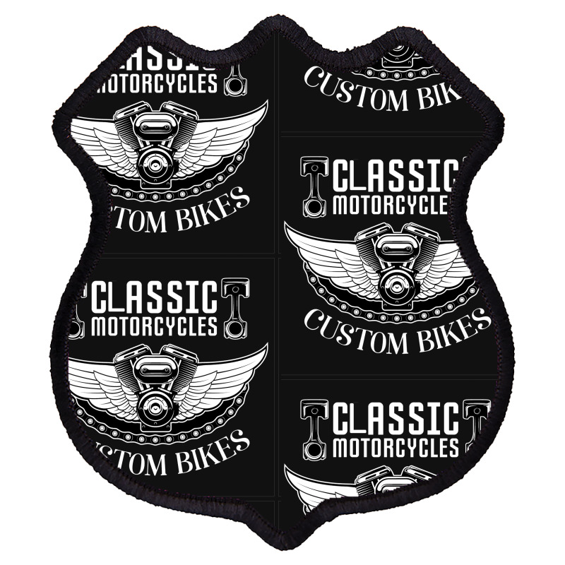 American Motorcycle Tshirts Custom Classic Racing Shield Patch | Artistshot