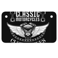 American Motorcycle Tshirts Custom Classic Racing Motorcycle License Plate | Artistshot