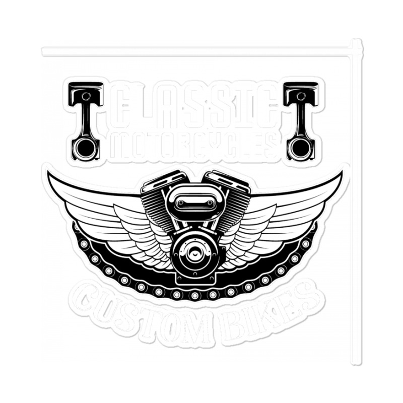 American Motorcycle Tshirts Custom Classic Racing Sticker | Artistshot