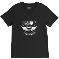 American Motorcycle Tshirts Custom Classic Racing V-Neck Tee | Artistshot