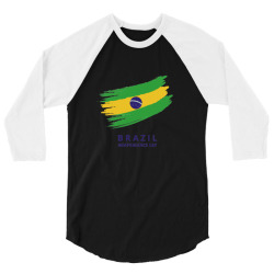 Flags Brazil Independence Day flags and symbols 3/4 Sleeve Shirt | Artistshot
