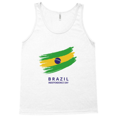 Flags Brazil Independence Day Flags And Symbols Tank Top Designed By Arnaldo Da Silva Tagarro