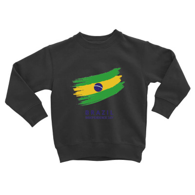 Flags Brazil Independence Day Flags And Symbols Toddler Sweatshirt Designed By Arnaldo Da Silva Tagarro