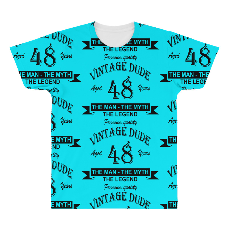 Aged 48 Years All Over Men's T-shirt | Artistshot