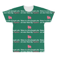 Below Is List Of People Who Are Nicer Than My Papillon All Over Men's T-shirt | Artistshot