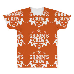 Old West Bachelor Party - Groom's Crew Version All Over Men's T-shirt | Artistshot