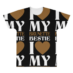 I Love My Blonde Bestie - I Love My Brunette Best All Over Men's T-shirt | Artistshot