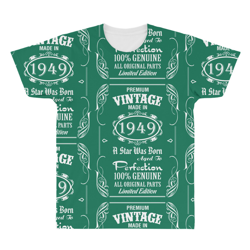 Premium Vintage Made In 1949 All Over Men's T-shirt | Artistshot