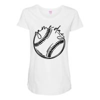 Game Day Baseball Baseball Maternity Scoop Neck T-shirt | Artistshot