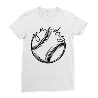 Game Day Baseball Baseball Ladies Fitted T-shirt | Artistshot