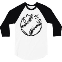 Game Day Baseball Baseball 3/4 Sleeve Shirt | Artistshot