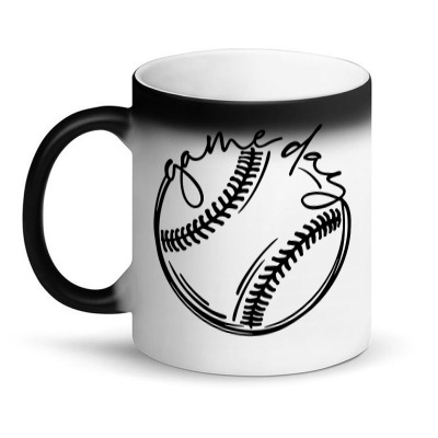 Game Day Baseball Baseball Magic Mug Designed By Scarlettzoe