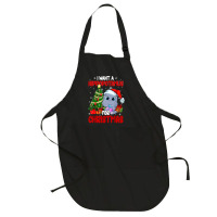 Hippopotamus I Want A Hippopotamus For Christmas Funny Xmas 363 Hippo Full-length Apron | Artistshot