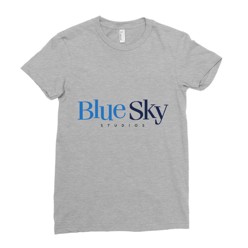 The Blue Sky Ladies Fitted T-Shirt by neronuel | Artistshot