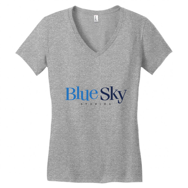 The Blue Sky Women's V-Neck T-Shirt by neronuel | Artistshot