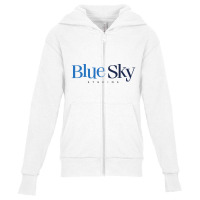 The Blue Sky Youth Zipper Hoodie | Artistshot