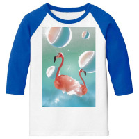 Flamingo T  Shirt Objective Subjectivity T  Shirt Youth 3/4 Sleeve | Artistshot