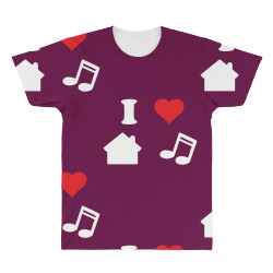 love house music funny All Over Men's T-shirt | Artistshot