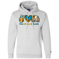 Peace Love Cocker Spaniel Champion Hoodie | Artistshot