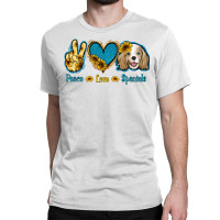 Peace Love Cocker Spaniel Classic T-shirt | Artistshot