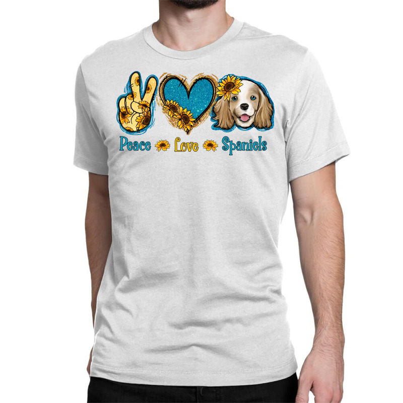 Peace Love Cocker Spaniel Classic T-shirt by Jasminsmagicworld | Artistshot