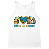 Peace Love Cocker Spaniel Tank Top | Artistshot