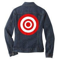 Bullseye Dart Board Dartboard Target T Shirt Ladies Denim Jacket | Artistshot