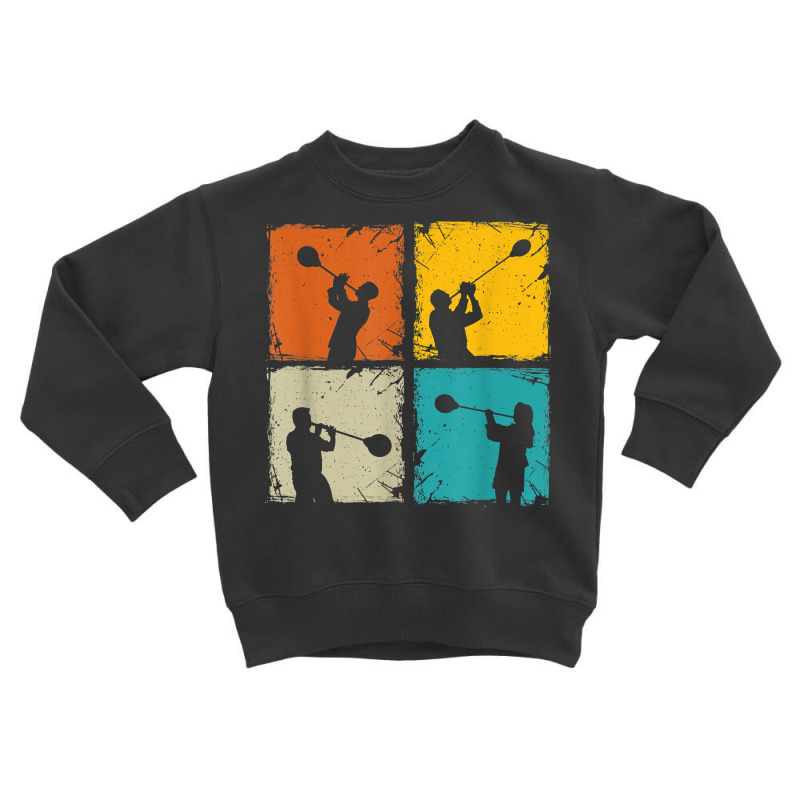 Glass Blowing Retro Squares Glassworking   Glass Blower Gift T Shirt Toddler Sweatshirt by franceskagilland | Artistshot