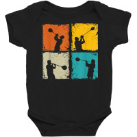 Glass Blowing Retro Squares Glassworking   Glass Blower Gift T Shirt Baby Bodysuit | Artistshot