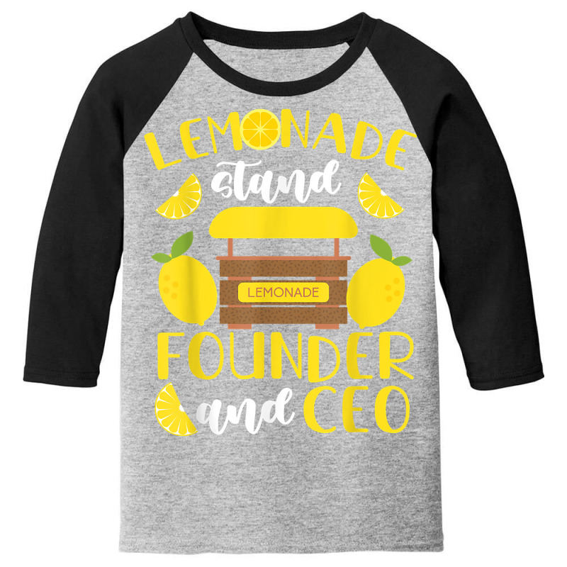 Lemonade Stand Founder And Ceo T Shirt Youth 3/4 Sleeve by franceskagilland | Artistshot