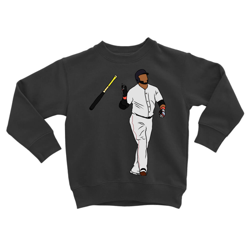 Big Papi Bat Flip Toddler Sweatshirt | Artistshot