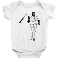 Big Papi Bat Flip Baby Bodysuit | Artistshot